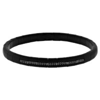 Bracciale Roberto Demeglio Uomo Pura in Ceramica Diamante Black 0.26 Ct PU4LN7DNS - PU4LN7DNS
